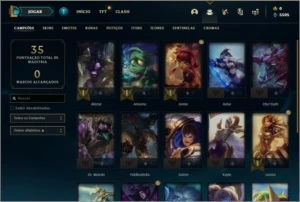 Conta Unranked Upada SEM BOT - League of Legends LOL