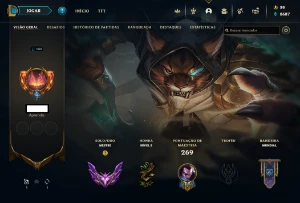 Mestre 67% wr/ 112 skins/ 123 campeões - League of Legends LOL
