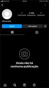 Conta Instagram 2k de Seguidores - Redes Sociais