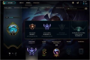 Conta diamond 4 - League of Legends LOL