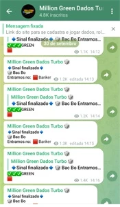 MILLION GREEN DADOS TURBO GRUPO ORIGINAL VITALÍCIO - Others