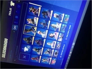 vendo conta Fortnite +60 skins e itens raros