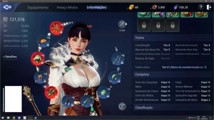 Conta MIr4 lvl90,120k power