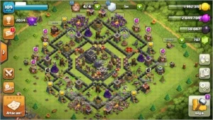 Conta Clash of Clans CV9 QUASE FULL