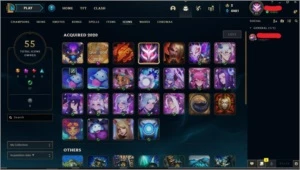 CONTA LOL LEAGUE OF LEGENDS 41 SKINS LEVEL 81 - League of Legends: Wild Rift LOL WR