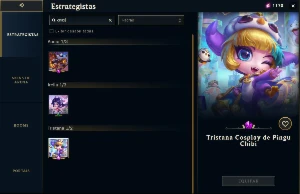 Conta LoL | Full Dados | Platina IV | 126 Skins | Chibis TFT - League of Legends