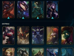 Conta LoL | Full Dados | Platina IV | 126 Skins | Chibis TFT - League of Legends