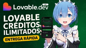 Lovable com Créditos Ilimitados - Inteligência Artificial
