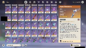 Conta Genshin AR 60 | 24 Personagens 5 Estrelas Conta Antiga - Genshin Impact