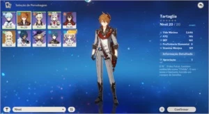 AR 19 CHILDE + TUMULO DO LOBO - Genshin Impact