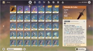 AR 19 CHILDE + TUMULO DO LOBO - Genshin Impact