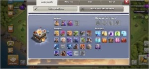02 contas de Clash of Clans - as duas CV 11
