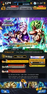 Dragon Ball Legends - Ultra Gogeta Blue + 22k de Cristal