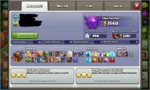 clash of clans cv10 quase full