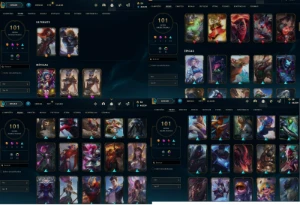 Conta League Of legends Diamante 4/101 skins+61 fragmentos LOL