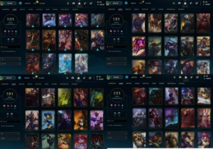 Conta League Of legends Diamante 4/101 skins+61 fragmentos LOL