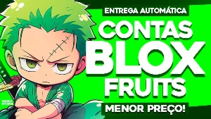 conta com 3 frutas aleatórias blox fruits!!! - Roblox