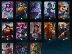 Vendo conta Level 61 plat4 - League of Legends: Wild Rift LOL WR