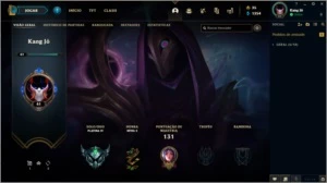 Vendo conta Level 61 plat4 - League of Legends: Wild Rift LOL WR