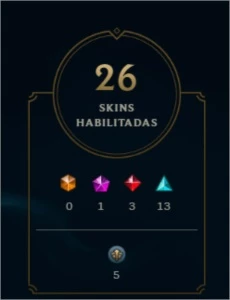 Vendo conta Level 61 plat4 - League of Legends: Wild Rift LOL WR