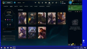 Conta lol Diamante 3 - 135 Skins + 80 Gemas ACEITO OFERTA! - League of Legends
