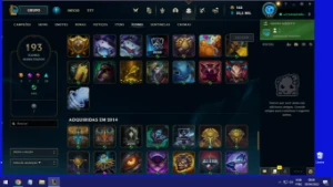 Conta lol Diamante 3 - 135 Skins + 80 Gemas ACEITO OFERTA! - League of Legends