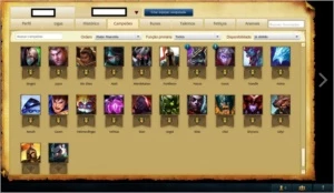 DIAMANTE 4 115 CHAMPS 41 SKINS IMPERDIVEL - League of Legends LOL