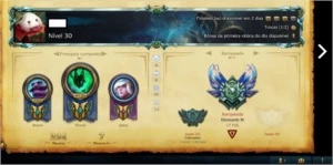 DIAMANTE 4 115 CHAMPS 41 SKINS IMPERDIVEL - League of Legends LOL