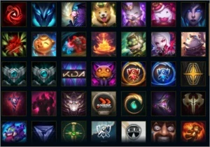 CONTA PRATA3 MUITAS SKINS TOP - League of Legends LOL
