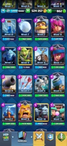 Conta De Clash Royale Com 800+Gemas