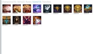 CONTA UNRANKED LOL - 35 CHAMPIONS - 2 SKINS - 13 ICONES - League of Legends