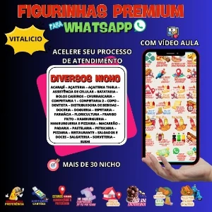 Pack de Figurinhas (STICKERS) Premium para WhatZApp - Outros