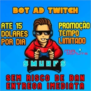 BOT RECEITA AD TWITCH 2022 - ENTREGA IMEDIATA - Softwares e Licenças