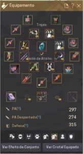 BDO- DOMADORA LVL 63 AP 297 DP 315 - Black Desert