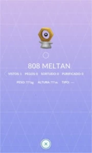 POKÉMON GO - CAIXA MELTAN (unidade) - Pokemon GO