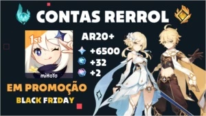 🔥 CONTAS REROLL - GENSHIN IMPACT AR20+ - AMÉRICA🔥