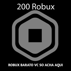 200 Robux (Envio imediato) - Roblox
