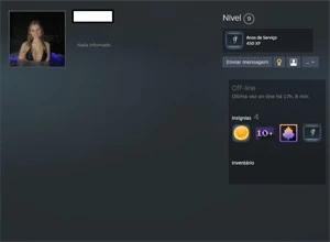 9 anos Steam, 14 Jogos, Insignia Lealdade e Medalha 5 anos - Counter Strike CS