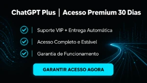 ChatGPT Plus | Acesso Premium 30 Dias | Entrega Instantânea