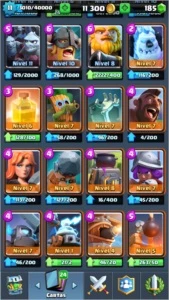 Arena 11 xp11 10 lendarias 7 nivel 2 barata - Clash Royale