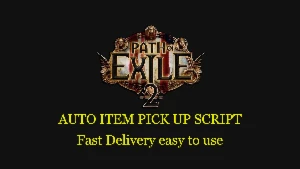 Path Of Exile 2 / 1 - Auto Item Pick Up Script