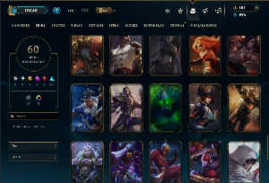 Unranked com 105 Champs e 60 Skins ( JG / MID / TOP ) - League of Legends LOL