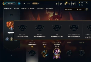 Unranked com 105 Champs e 60 Skins ( JG / MID / TOP ) - League of Legends LOL