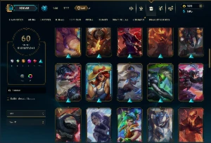 Unranked com 105 Champs e 60 Skins ( JG / MID / TOP ) - League of Legends LOL