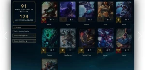 Conta esmeralda 1 75 pdl dropada por inatividade upada a mão - League of Legends LOL