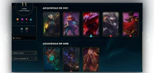 Conta esmeralda 1 75 pdl dropada por inatividade upada a mão - League of Legends LOL