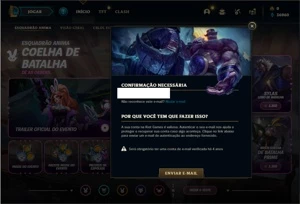 Conta ouro 4 Sem email confirmado com 4 Skins e 24 Champs - League of Legends LOL
