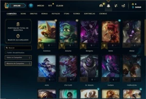 Conta ouro 4 Sem email confirmado com 4 Skins e 24 Champs - League of Legends LOL