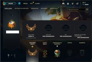 Conta ouro 4 Sem email confirmado com 4 Skins e 24 Champs - League of Legends LOL