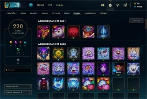 CONTA LEAGUE OF LEGENDS LOL